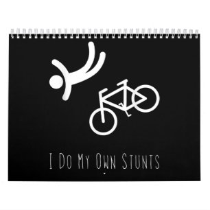 Calendrier amoureux du vélo - je fais mes propres cascades en
