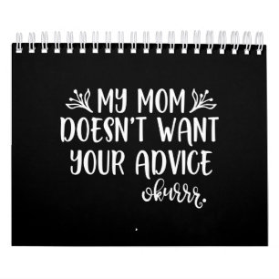 Calendrier Amusant Conception Maman Pour Moms