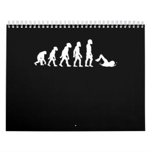 Calendrier Amusant nage humain évolution nager nage