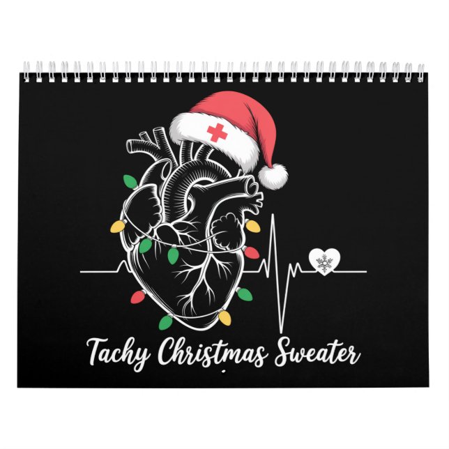 Calendrier Anatomie cardiaque Noël infirmière Cardiac Tachy N (Protection)