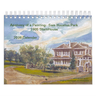 Calendrier Anatomie d'un tableau : Sam Houston Park 1905 Acc