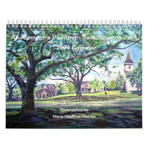 Calendrier Anatomie d'une peinture : Sam Houston Park 2024