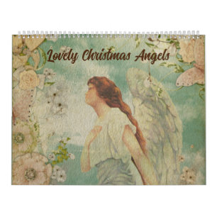 Calendrier Angel Fleurs blanches Ciel bleu
