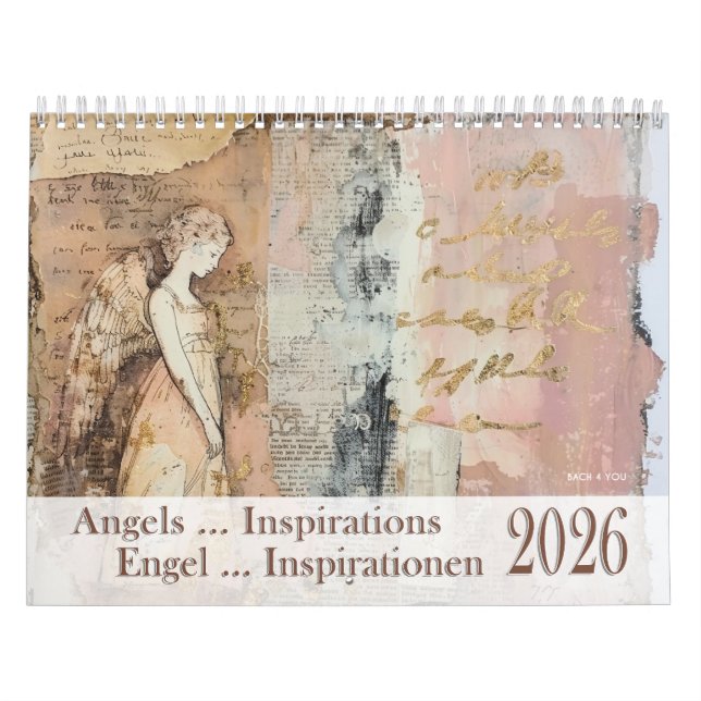 Calendrier Angels Inspirations - Engel Inspirationen 2026 (Protection)
