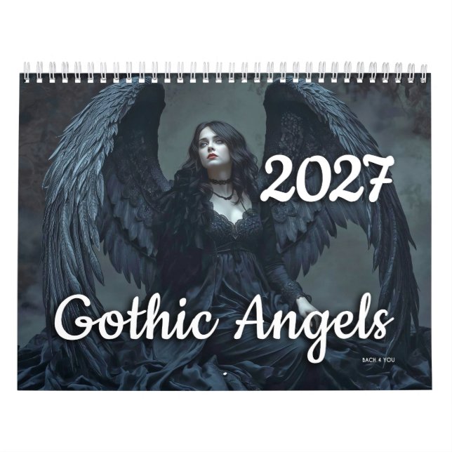 Calendrier Anges Gothiques 2027 (Protection)