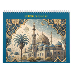 Calendrier anglais 2026 avec dessins/citations isl