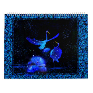 Calendrier animal de l'art de rêve imaginaire