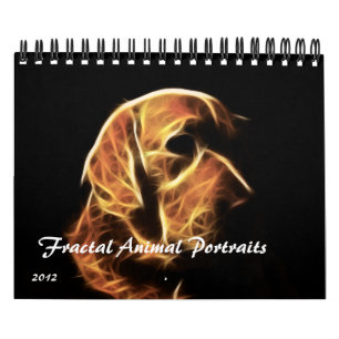 Calendrier animal des portraits 2012 de fractale