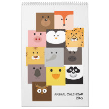 Calendrier Animalier pour Enfants