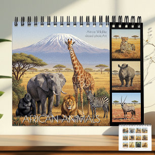 Calendrier Animaux Africains 2027 / Afrique sauvag