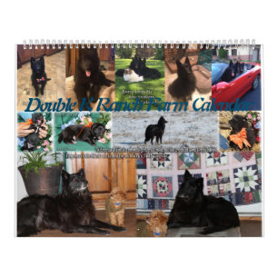 Calendrier Animaux de ferme : Chevaux, Chèvres, Animaux, Vol