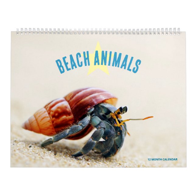 Calendrier Animaux de Plage (Protection)