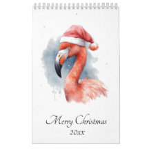 Animaux d'hiver à l'aquarelle fantaisistes