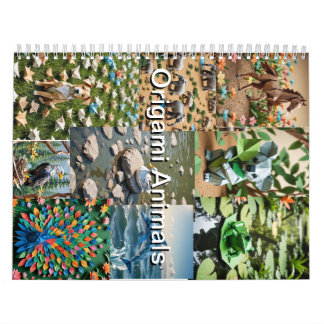 Calendrier Animaux en Origami 2026