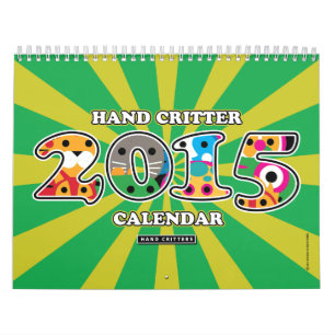 Calendrier Animaux formés par main 2015