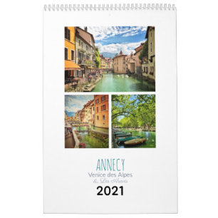 Calendrier Annecy et Les Aravis, Haute-Savoie 2021