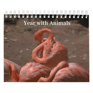 Calendrier Année avec animaux