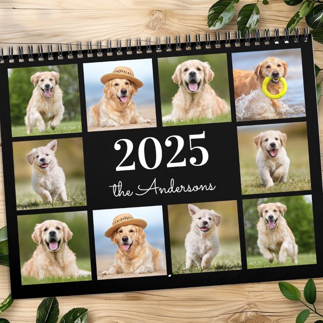 Calendrier Année Créer votre propre chien de famille Photo pe (Créateur téléchargé)