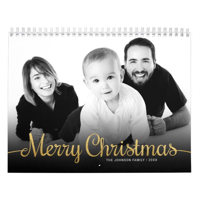 Calendrier Annuaires 2024 Photo de famille Joyeux Noël (Protection)