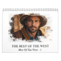*~* AP59 Hommes Homme Wild West Cowboy 1 Calendrie