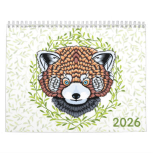 Calendrier Aquarelle botanique florale faune sauvage 2026