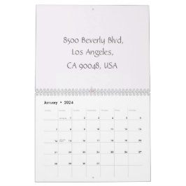 Calendrier Aquarelle de gâteau