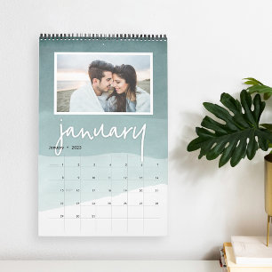 Calendrier Aquarelle Ombre   Photo