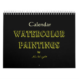 Calendrier Aquarelle Peintures de Nan's
