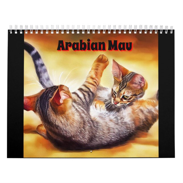 Calendrier Arabian Mau Cat (Protection)