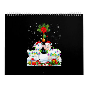 Calendrier Arbre de Noël des moutons amusant Cadeau animal
