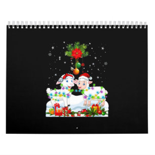 Calendrier Arbre de Noël des moutons amusant Cadeau animal