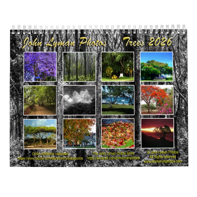Calendrier Arbres 2026 (Dos)