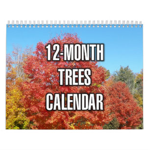 Calendrier Arbres de 12 mois