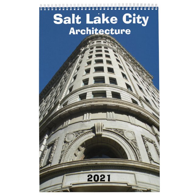 Calendrier architectural de Salt Lake City - 2021 (Protection)