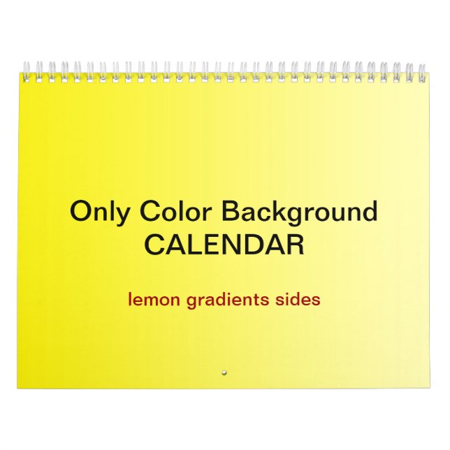 Calendrier Arrière - plan couleur uniquement - gra (Protection)