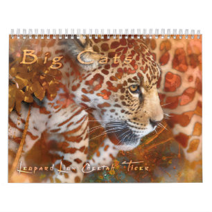CALENDRIER ART #1 FAUNE GRANDS FÉLINS