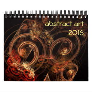 Calendrier Art Abstrait moderne 2016