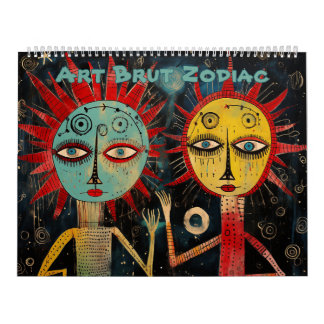 Calendrier Art Brut Zodiac Calendar