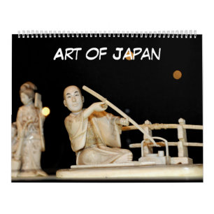 Calendrier art de 12 mois du Japon