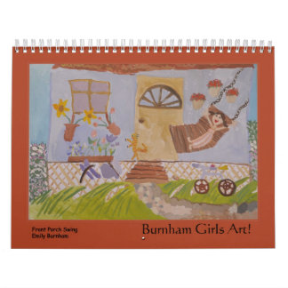 Calendrier Art de filles de Burnham !