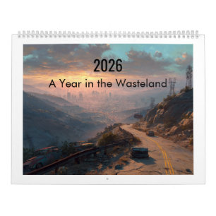Calendrier Art de paysage désolé post-apocalyptique After the