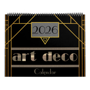 Calendrier Art Déco 2024