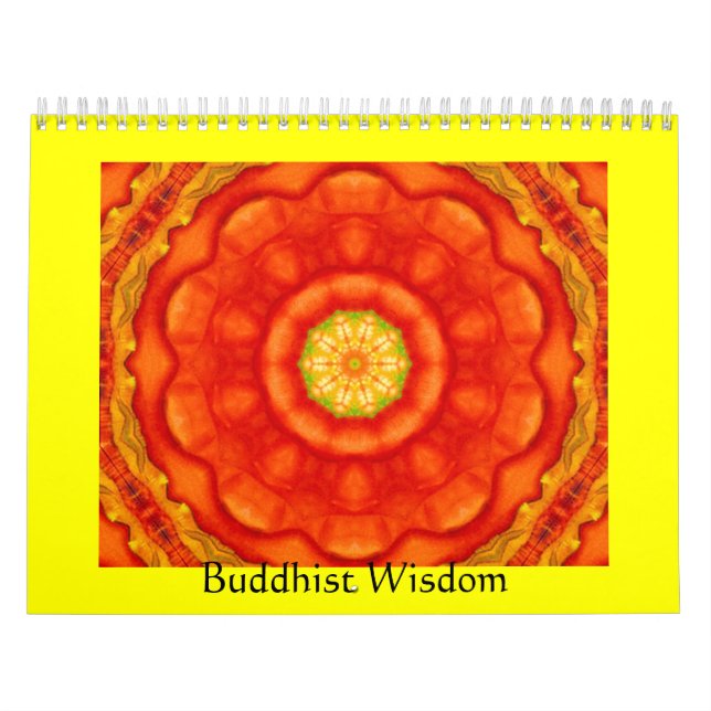Calendrier Art inspiré de méditation de yoga de citation de (Protection)