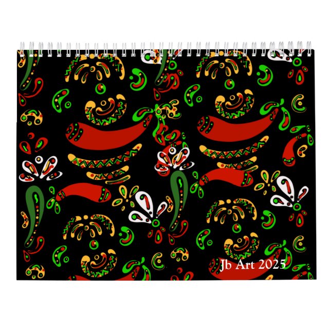 CALENDRIER ART MÉXICAIN  D'ANIMAUX  (Dos)