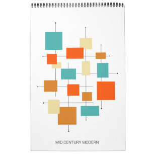 Calendrier Art moderne du milieu du siècle
