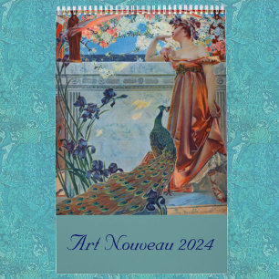 Calendrier Art Nouveau 2024