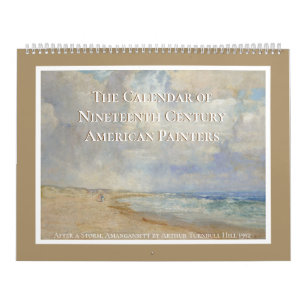 Calendrier Art peintre américain du XIXe siècle