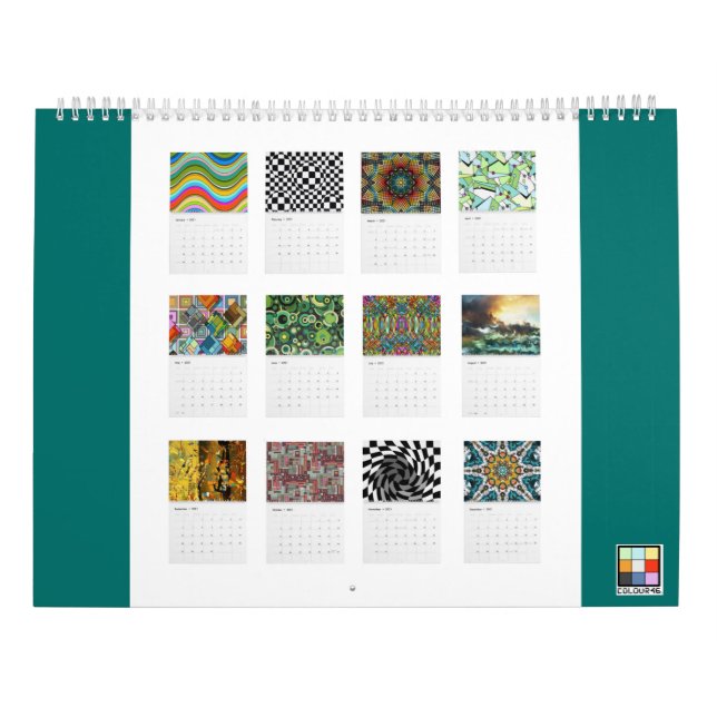 Calendrier artistique 2021 (Dos)