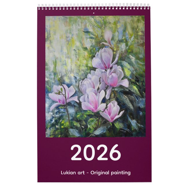 Calendrier artistique 2026 par Lukian - Une année  (Protection)
