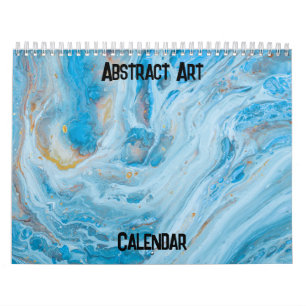 Calendrier artistique Abstrait original